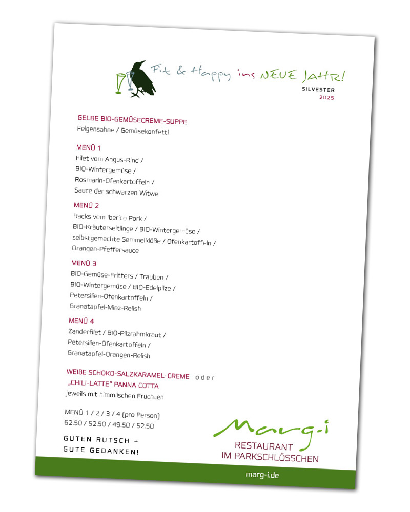 Silvester 2025 im Restaurant Marg-i, Lehrte